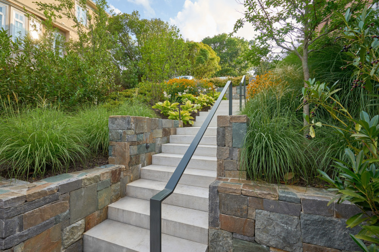 Steps with modern handrails in Alexandria
