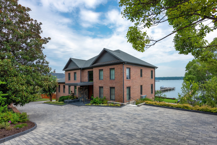 View of property from the top of the driveway