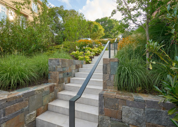 Steps with modern handrails in Alexandria