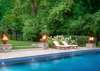 Cape Cod Getaway Custom Pool Design in Arlington, VA