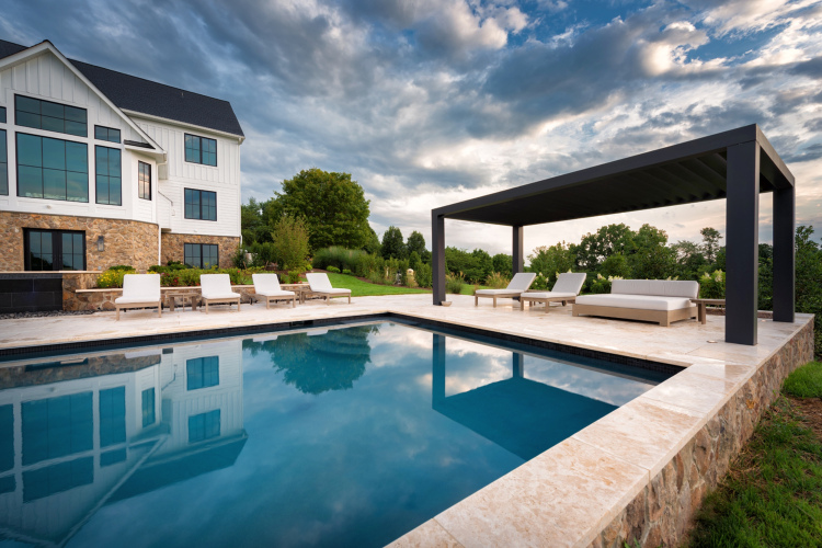Modern Farmhouse with Luxury Landscaping