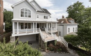 Deck on White House from a Custom Deck Builder in Leesburg, VA