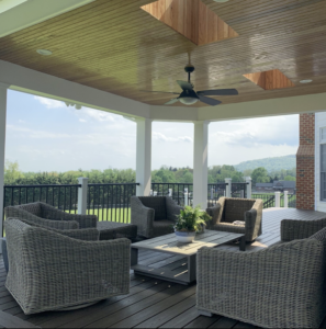outdoor living company space created in Leesburg