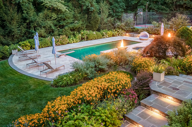 Luxury Landscape Design Project on Potomac, MD Property