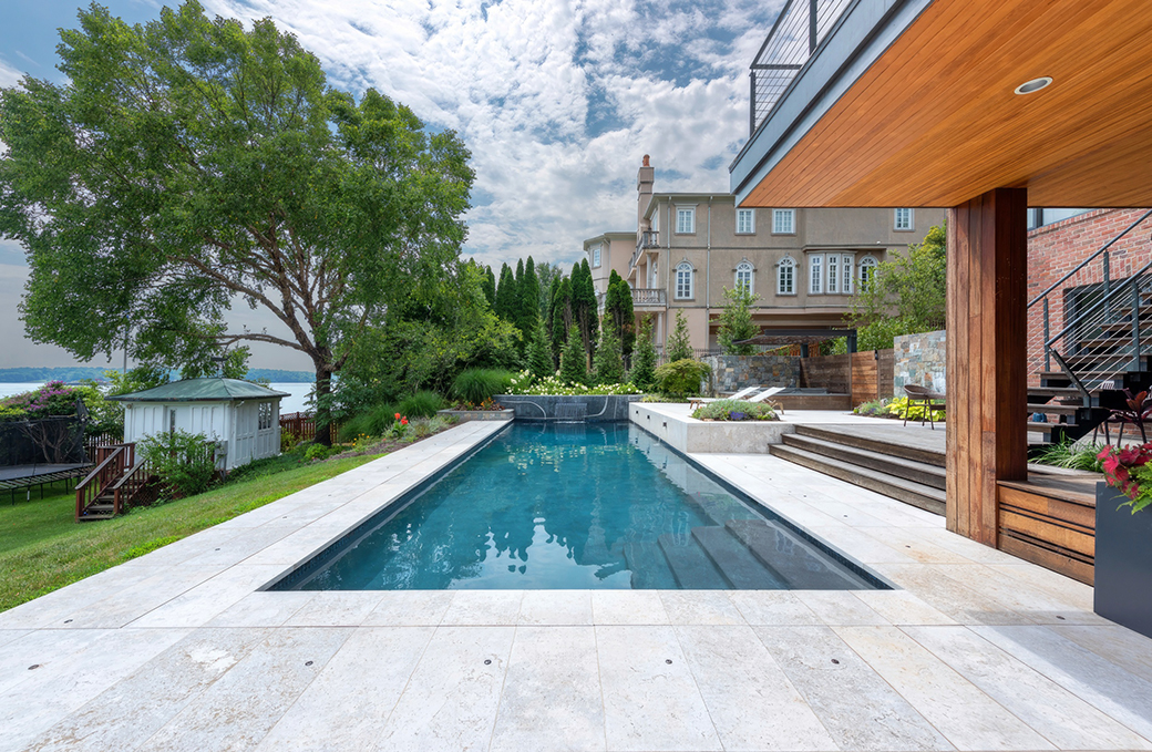 Modern Pool Installation for a Mclean, VA Home