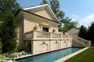 pool that looks like a moat